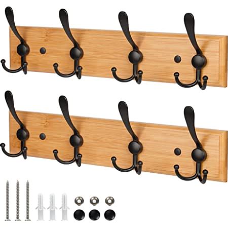 Glazievault Coat Hooks For Wall Stainless Steel Coat Racks Pack