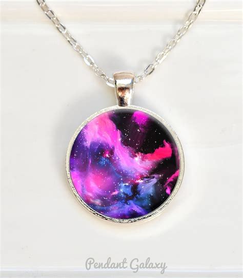 Nebula Pendant Nebula Necklace Galaxy Necklace Space