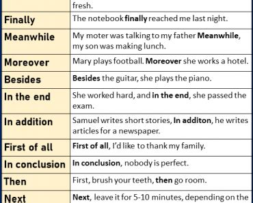 20 Connectors And Example Sentences English Study Here