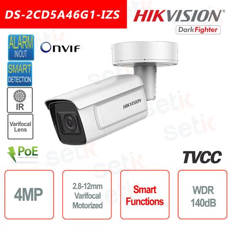 DS 2CD5A46G1 IZS DS 2CD5A46G1 IZS IP Camera POE ONVIF Bullet 4MP 2 8