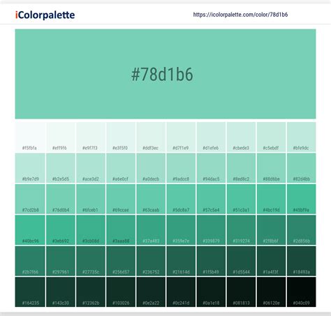 Seafoam Blue Information Hsl Rgb Pantone