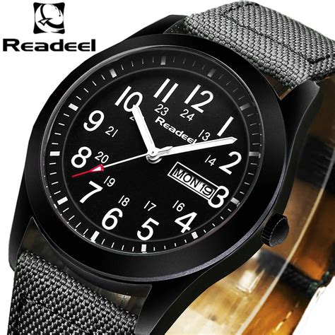 Readeel Top Luxury Brand Quartz Mens Wrist Watches Date Week Sport