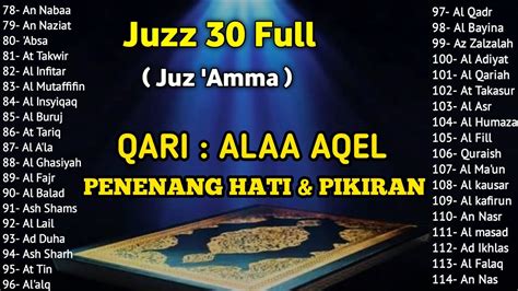 Murottal Alquran Merdu Juz Amma Juz Al Quran Penenang Hati