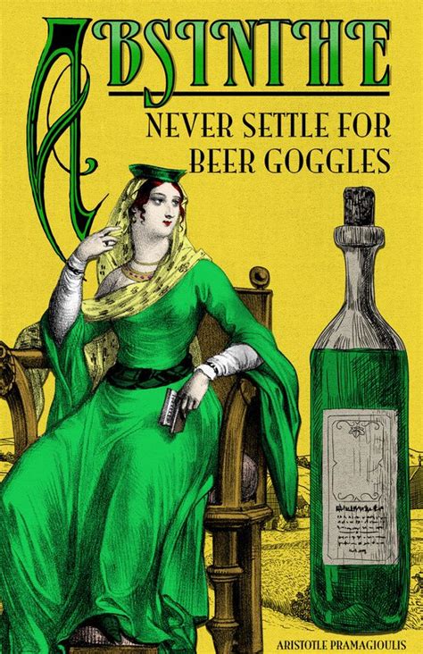 Absinthe Vintage Poster Art Print By Egregore Design Absint Oude