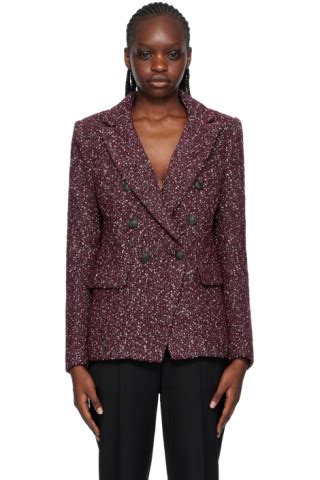 Burgundy Preston Blazer By Rag Bone On Sale