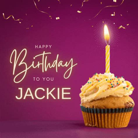 20 Happy Birthday Jackie  Animated Images