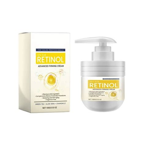 Retinol Cream Face Moisturizer Crepey Skin Care Care Body Lotion Targets Look Of Crepe Skin