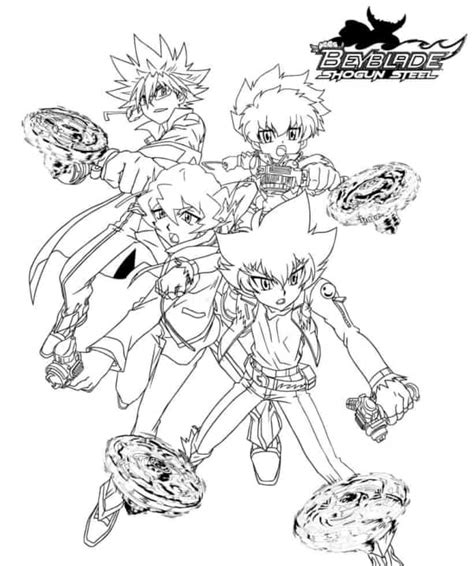 30 Desenhos De【beyblade Para Colorir】ᐅ Grátis