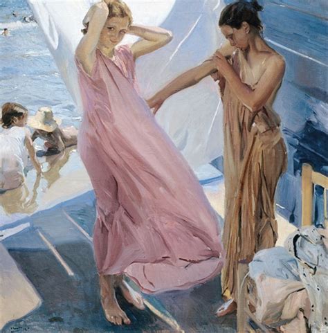 Fisherwomen with her son by Joaquín Sorolla Artvee