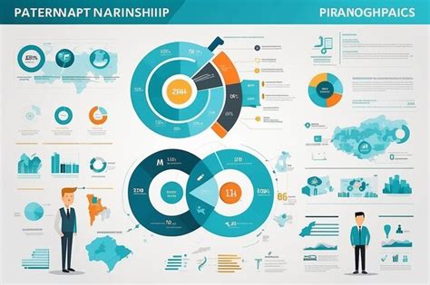 Infografías De Asociaciones Empresariales Foto Premium