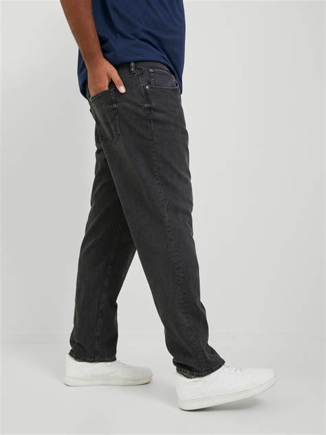 Plus Size Jjimike Jjoriginal Sbd 425 Pls Tapered Fit Jeans Zwart Jack And Jones®