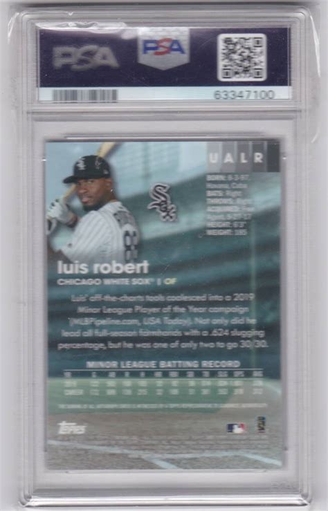 Yahoo Psa Luis Robert White Sox Rc Topps C