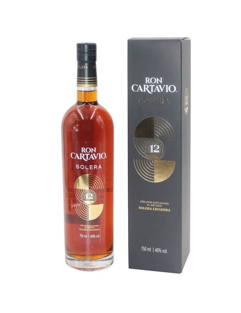 RON CARTAVIO X 750 ML SOLERA 12 AÑOS