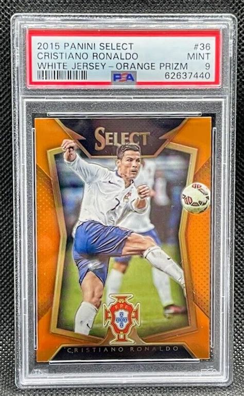 Panini Select Orange Prizm Cristiano Ronaldo For