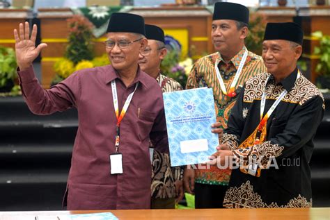 Haedar Nashir Kembali Terpilih Jadi Ketua Umum Pp Muhammadiyah Untuk