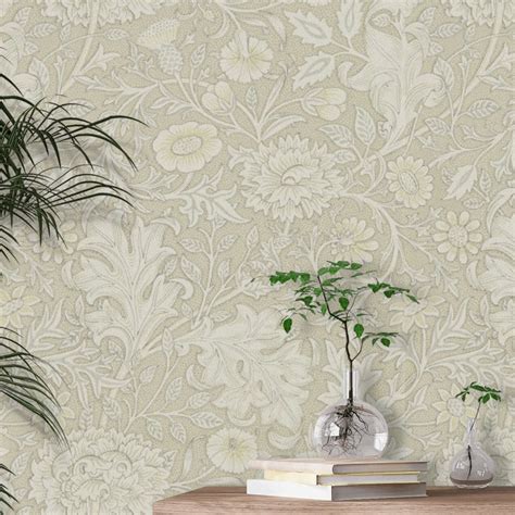 Double Bough Wallpaper Pewter By Morris And Co