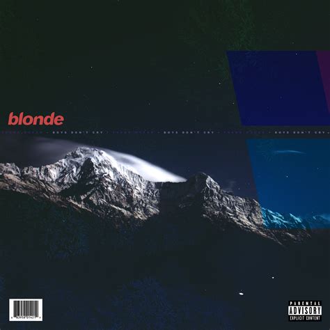 Frank Ocean Blonde X R Freshalbumart