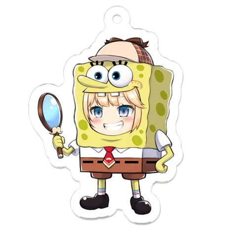 Amelia Watson Spongebob Squarepants Keychain アクリルキーホルダー Xiaokenshop Booth