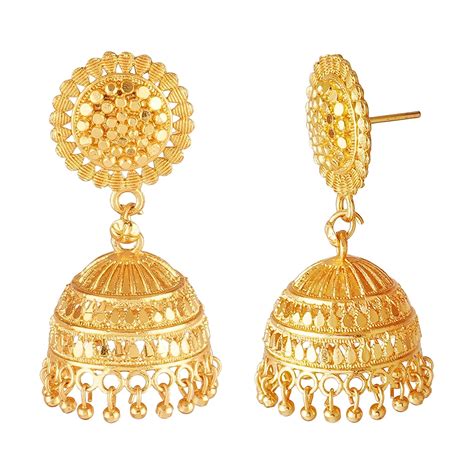 Buy Shreyadzines Traditional Temple Jewellery 18k One Gram Gold Ethnic