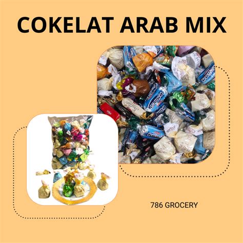 Jual COKELAT ARAB MIX 1KG COKELAT MIX OLEH OLEH HAJI COKELAT OLEH