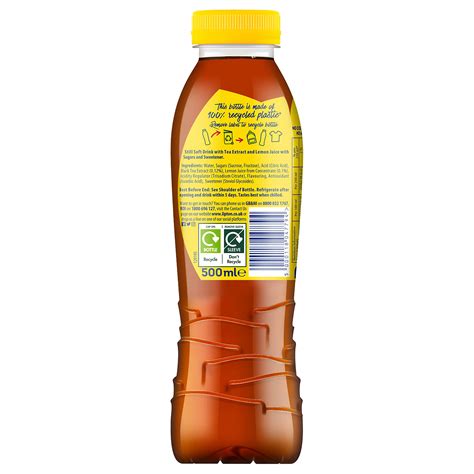 Lipton Ice Tea Lemon Soft Drink 500ml Pack Of 12 Buy Online In Australia At Desertcart