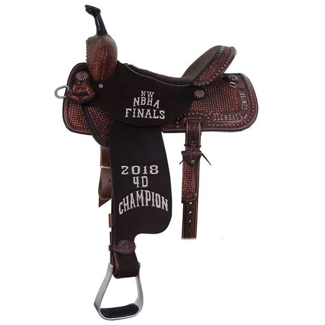 Sprtrophy14 Double J Pro Barrel Racer Trophy Saddle Double J Saddlery