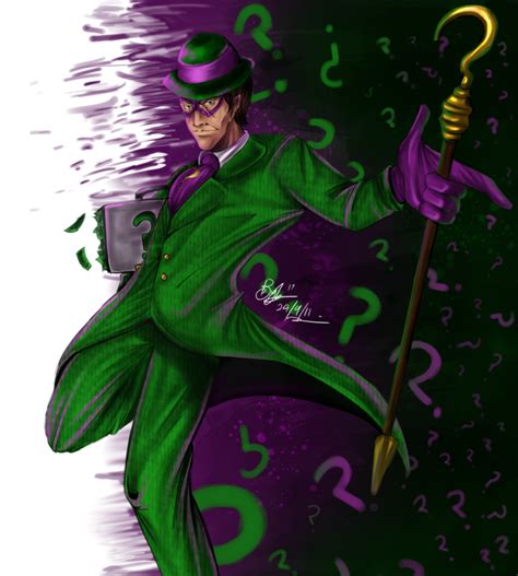 The Riddler By Beverii On Deviantart Riddler Riddler Gotham Gotham