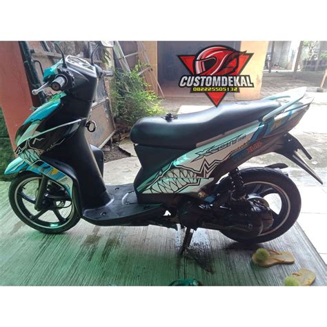 Jual Dekal Decal Motor Xeon Karbu Rc Stiker Sticker Striping Body