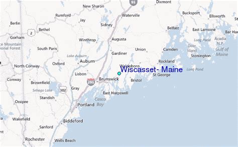 Wiscasset, Maine Tide Station Location Guide