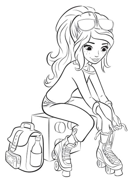 Desenhos De Lego Friends Para Colorir Pintar E Imprimir