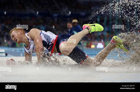 Great Britain's Greg Rutherford during the Men's long jump final on the ...