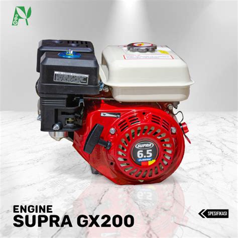 Jual Mesin Penggerak Bensin 6 0 HP Motor Penggerak Engine Supra GX200