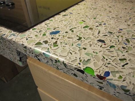 Diy Broken Glass Concrete Countertop Projects Pinterest Broken