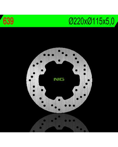 Ng Brake Disc Disque De Frein Ng 639 Rond Fixe Cardy Fr