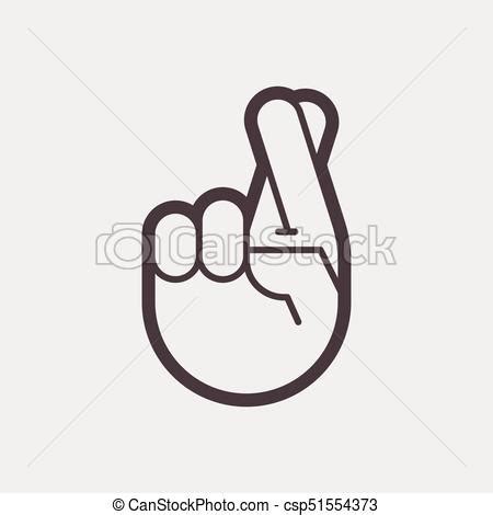 Crossed Fingers Icon 362292 Free Icons Library