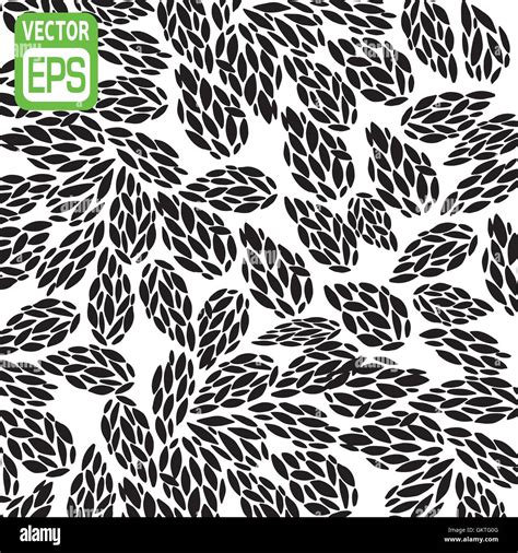 Black And White Hand Drawn Pattern Stock Vector Image And Art Alamy