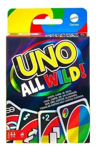 Uno Cartas Especiais - Jogo De Cartas Uno All Wild Mattel Original Cartas Especiais | MercadoLivre