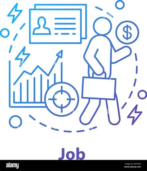 Job Concept Icon Work Idea Thin Line Illustration Successful Career