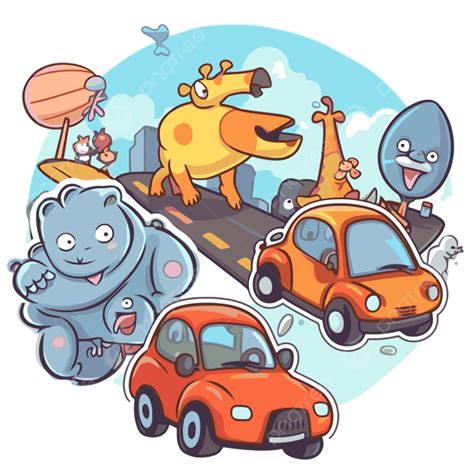 Cartoon Funny Cars Car Vector Clipart, Car Clipart, Cartoon Clipart ...