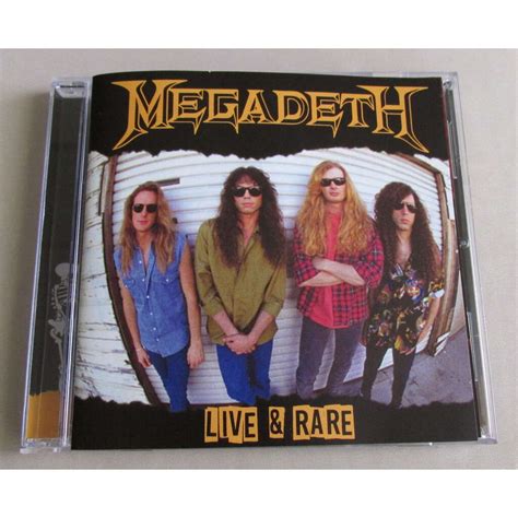 Live & rare cd by Megadeth, CD with wonderworld - Ref:121763093