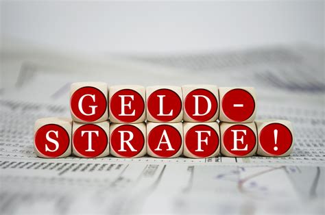 Geldstrafe Auch sie kann schmerzen Bürgerratgeber