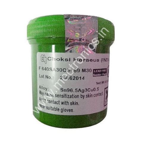 Solder Paste Lead Free Solder Paste Distributor India