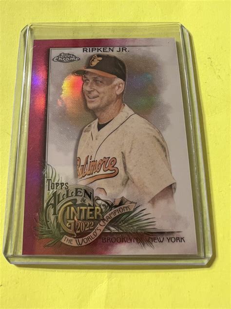 Topps Allen Ginter S Chrome Magenta Refractor Cal Ripken