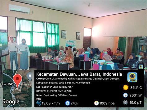 Pelaksanaan Monitoring Evaluasi Bulan Agustus SMK Negeri 1 Dawuan