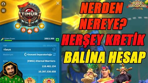 BİR BALİNA HESAP VE İNCELEMESİ HERŞEY KRETİK DAHA NELER Rise of