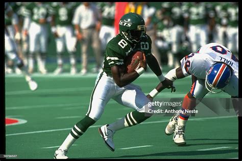 Ny Jets Terance Mathis In Action Vs Denver Broncos Darryl Hall News