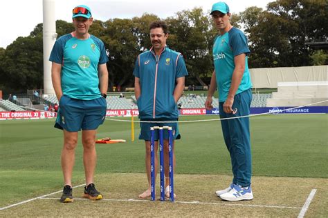 Australia Head Coach Andrew McDonald Vice Captain Travis Head And