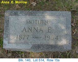 Anna Elizabeth Starbuck Morrow M Morial Find A Grave