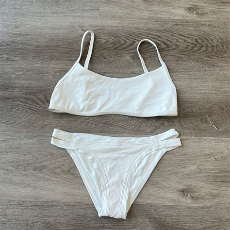 L Space White Bikini Set Gem