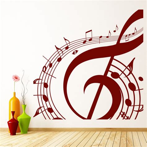 Musical Note Wall Sticker Music Wall Art